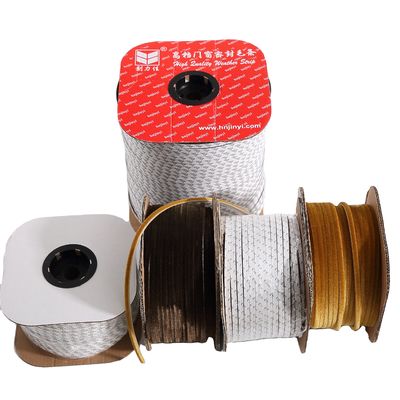 7*10mm Hauteur de pile 3-25mm Pinceau à bande météo en silicone pour le scellage de porte en couleurs NOIR/GRAS/BRUN/BLANC