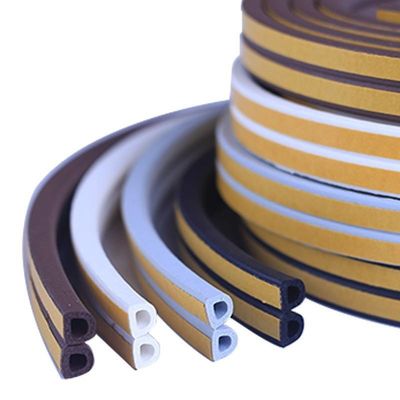 Largeur de 3 à 50 mm CLJ EPDM en mousse pour les joints de fenêtre et de porte hauteur de pile 3 à 25 mm Noir/gris/brun/blanc/autres couleurs