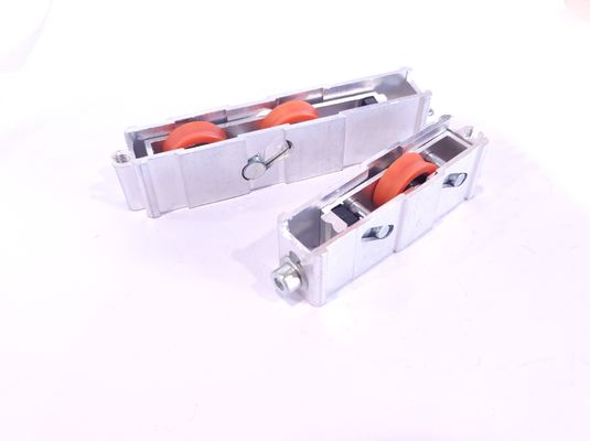 Rouleau de porte et de fenêtre à haute charge brun pour aluminium et alliage de zinc