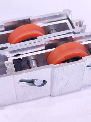 Rouleau de porte et de fenêtre à haute charge brun pour aluminium et alliage de zinc