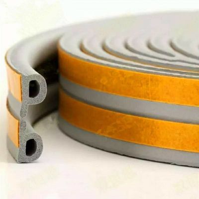 100% PP bande d'étanchéité en caoutchouc de silicone en Pvc, plate extrudée Epdm porte fenêtre en forme de E