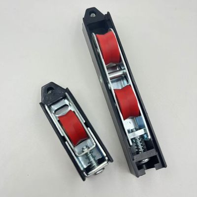 Pulle à rouleaux de porte coulissante personnalisable pour fenêtre de porte en aluminium