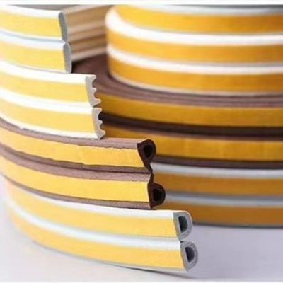 100% PP Hauteur de pile 25 mm Largeur 50 mm joints en caoutchouc pour fenêtres et portes en aluminium