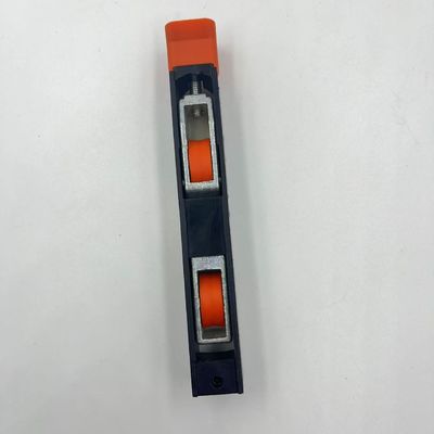 Double roulement en nylon porte coulissante et rouleau de fenêtre pour les projets de rénovation d'appartements