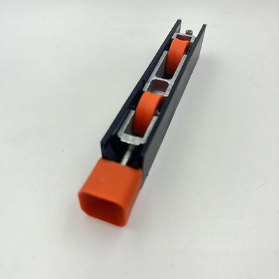 Double roulement en nylon porte coulissante et rouleau de fenêtre pour les projets de rénovation d'appartements
