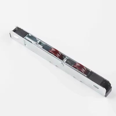 Porte coulissante en UPVC rouleaux de fenêtre à rouleaux doubles acier inoxydable moderne pour un glissement lisse