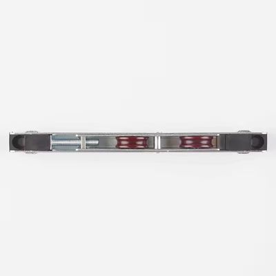 Porte coulissante en UPVC rouleaux de fenêtre à rouleaux doubles acier inoxydable moderne pour un glissement lisse