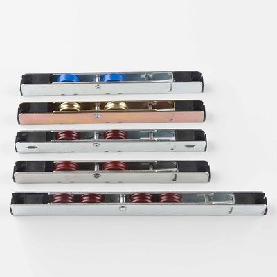 Porte coulissante en UPVC rouleaux de fenêtre à rouleaux doubles acier inoxydable moderne pour un glissement lisse