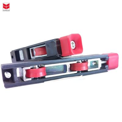 Porte-fenêtre en aluminium lourd équipement poulie de fenêtre coulissante sur mesure