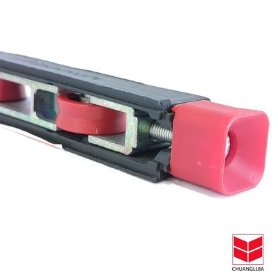 Porte-fenêtre en aluminium lourd équipement poulie de fenêtre coulissante sur mesure