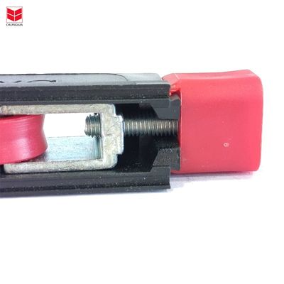 Porte-fenêtre en aluminium lourd équipement poulie de fenêtre coulissante sur mesure