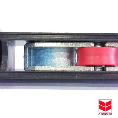 Porte-fenêtre en aluminium lourd équipement poulie de fenêtre coulissante sur mesure