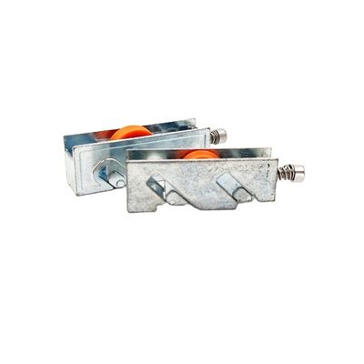 Roues plates/encastrées Roller en nylon avec cadre en acier pour fenêtre coulissante