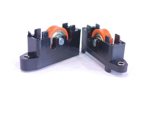 30 mm V Groove Nylon poulie roue coulissante en aluminium avec support en fer