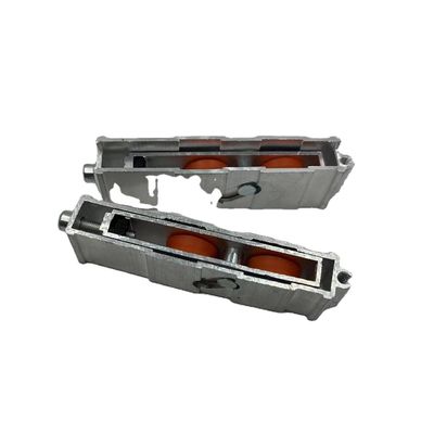 Porte coulissante en aluminium, fenêtre, rouleau de fond en nylon, porte et poulie de fenêtre