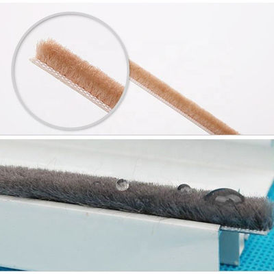 Pile de laine de silicone imperméable à l'eau Bandes météorologiques Bandes d'étanchéité pour les portes et les fenêtres