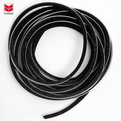Pile de laine de silicone imperméable à l'eau Bandes météorologiques Bandes d'étanchéité pour les portes et les fenêtres