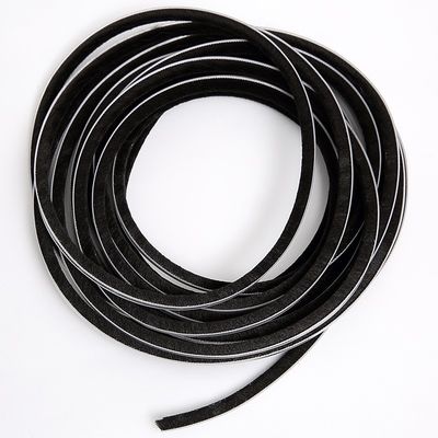 Pile de laine de silicone 3P bandes météorologiques avec caoutchouc pour portes et fenêtres en aluminium