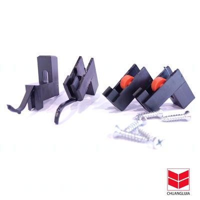 Des rouleaux en nylon sur mesure pour portes coulissantes et fenêtres en noir/gris/brun/blanc/autres couleurs