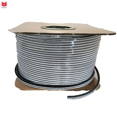 Noir/gris/brun/blanc/autre bande météo en pile de laine pour aluminium PVC 100% PP et options de couleurs multiples