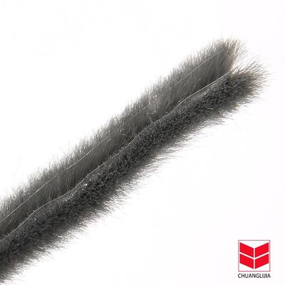 3-50mm Largeur de la nageoire de laine de la pile de fenêtre Tissée de la bande de scellé de la brosse de la pile de la bande météo avec 3-25mm hauteur de la pile et le design moderne