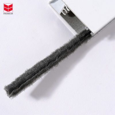 Accessoires de porte et de fenêtre Pile antipoussière Bandes météorologiques avec bandes adhésives de fenêtre 3M Brosse en noir/gris/brun/blanc/autre
