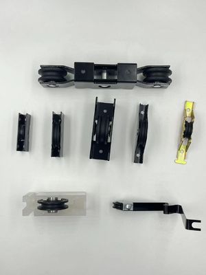 Roloir de fenêtre coulissante en alliage de zinc avec porte coulissante en fer à billes