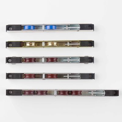 Roloir de fenêtre coulissante en alliage de zinc avec porte coulissante en fer à billes