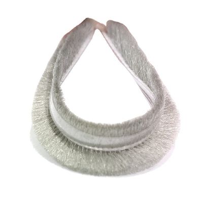 3-25mm hauteur de pile bande résistante aux intempéries de silicone bande météorologique pinceau pour porte en aluminium rainure de fenêtre