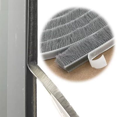 100% PP bande météo auto-adhésive pour fenêtres en aluminium Durable et facile à installer en noir/gris/brun/blanc/autre