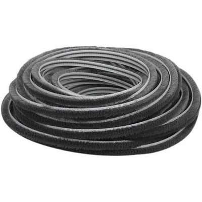 Décoration d'intérieur de design moderne accessoires adhésif Sceau de porte Météo Stripping Pile Météo Stripe pour fenêtre NOIR