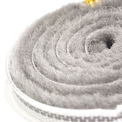 Matériau 100% PP et couleurs gris noir de laine pile de météo bande pour la protection contre les éléments météorologiques