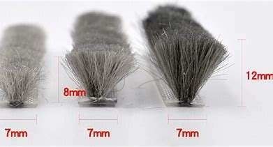 Décapage anti-poussière et anti-température pour les armoires 7*6 mm Noir/Gray/Bron/Blanc