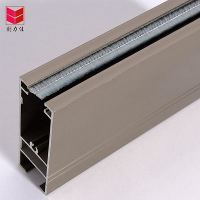 3-50mm largeur porte coulissante fente de laine en alliage d'aluminium bande de pinceau de décapage météo pour en noir/gris/marron/blanc/autre
