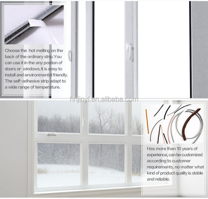 Isolation acoustique d'hôpital bande d'étanchéité en silicone pour porte et fenêtre en aluminium dans un style de design moderne