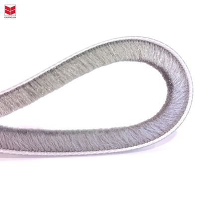 Bandes d'étanchéité à la température en épaisse brosse en noir/gris/brun/blanc/autre pour le design moderne Bandes d'étanchéité à la température en n'importe quelle taille