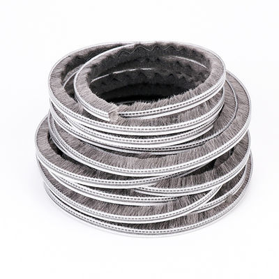 CLJ portes en aluminium fenêtres pinceau en laine rayures météorologiques avec protection contre la poussière des nageoires NOIR/GRAS/BRUN/BLANC/AUTRE 100% PP