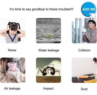 Conception moderne à l'épreuve de la poussière à l'épreuve du vent pile météo bande pour la porte et la fenêtre maintenance facile
