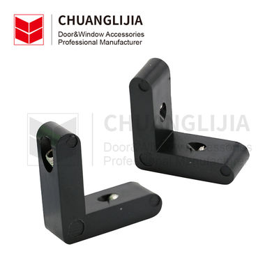 Joints d'angle en plastique de conception moderne pour les accessoires de cadre de fenêtre à écran en aluminium
