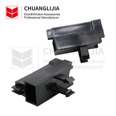 Joints d'angle en plastique de conception moderne pour les accessoires de cadre de fenêtre à écran en aluminium